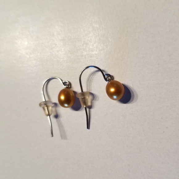 Swarovski Crystal Pearl Earrings - Picture 2 of 6